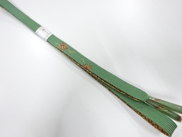 JAPANESE KIMONO / UNUSED KOREI HAND-TIED OBIJIME